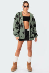 Star At Me Oversized Hoodie