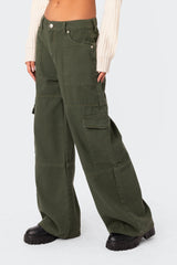 Ember Denim Cargo Trousers
