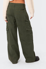 Ember Denim Cargo Trousers