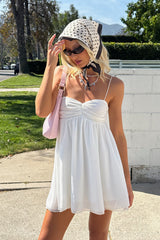 Ariellah Chiffon Babydoll Mini Dress