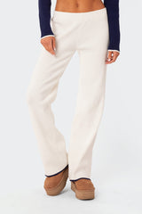 Jax Low Rise Knitted Trousers