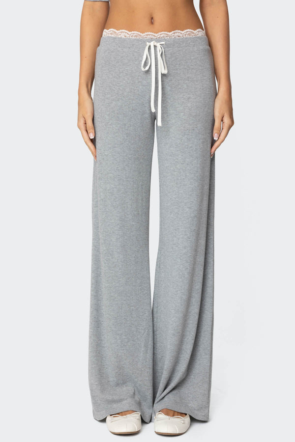 Peekaboo Lace Trousers