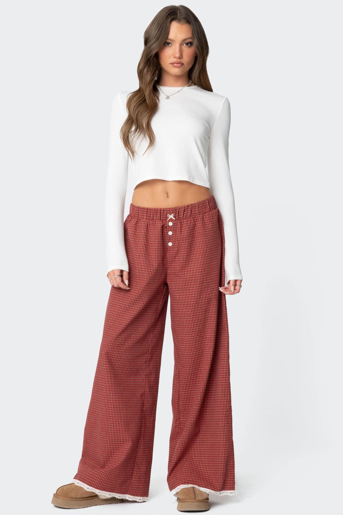 Dakota Plaid Trousers