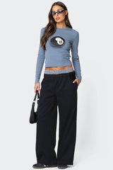 Gingham Boxer Detail Joggers