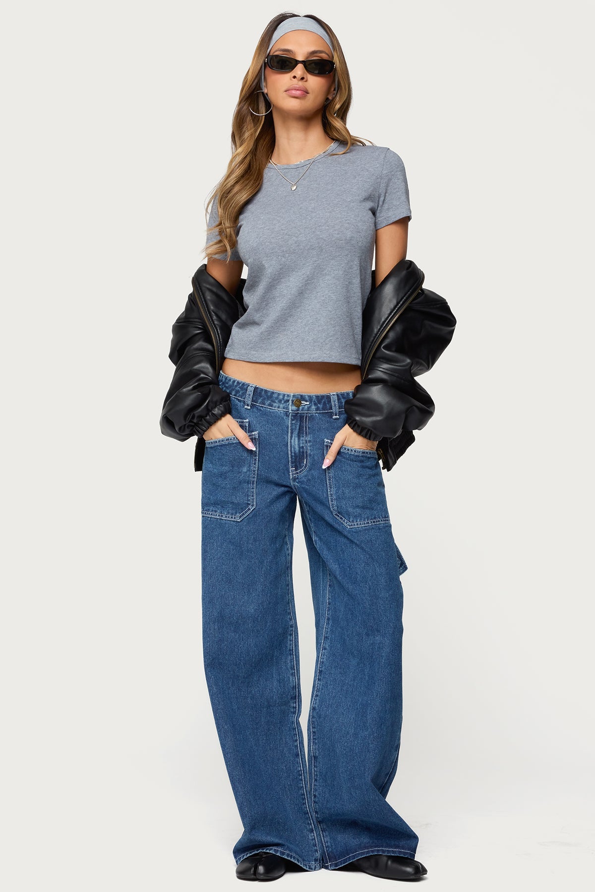 Connie Low Rise Baggy Carpenter Jeans