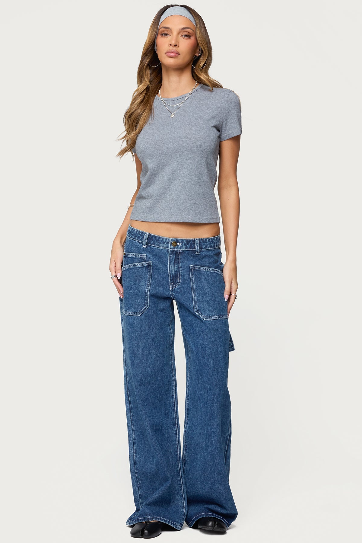 Connie Low Rise Baggy Carpenter Jeans