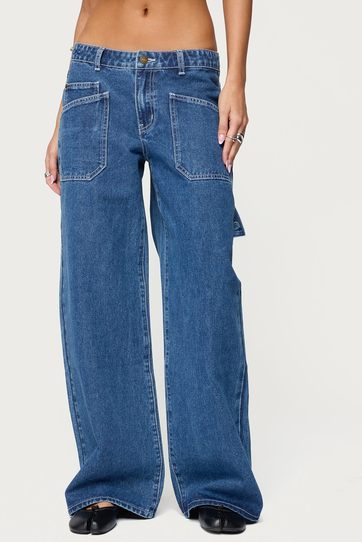Connie Low Rise Baggy Carpenter Jeans