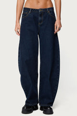 Jillian Low Rise Oversized Barrel Jeans