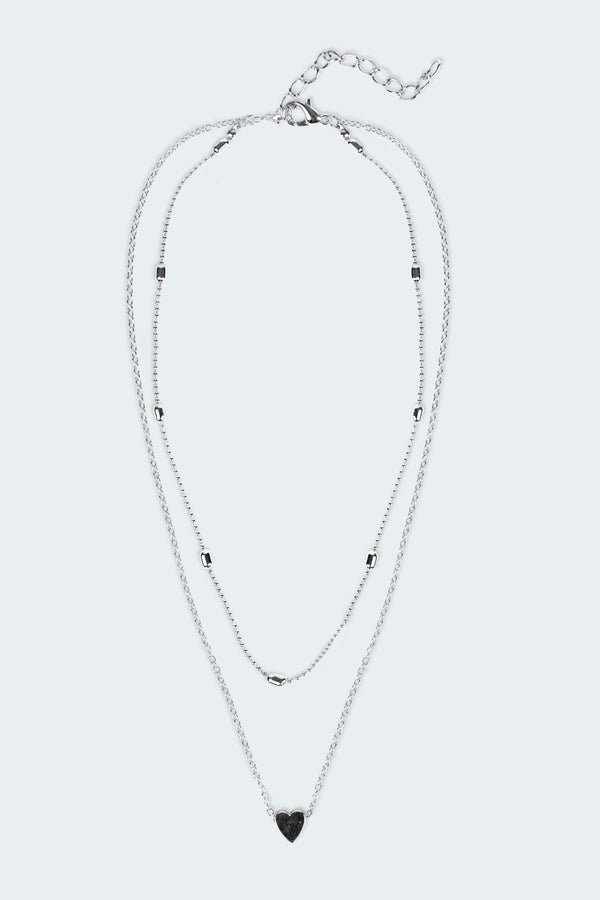 Layered Heart Necklace