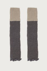 Bundled Babe Contrast Ribbed Leg Warmers