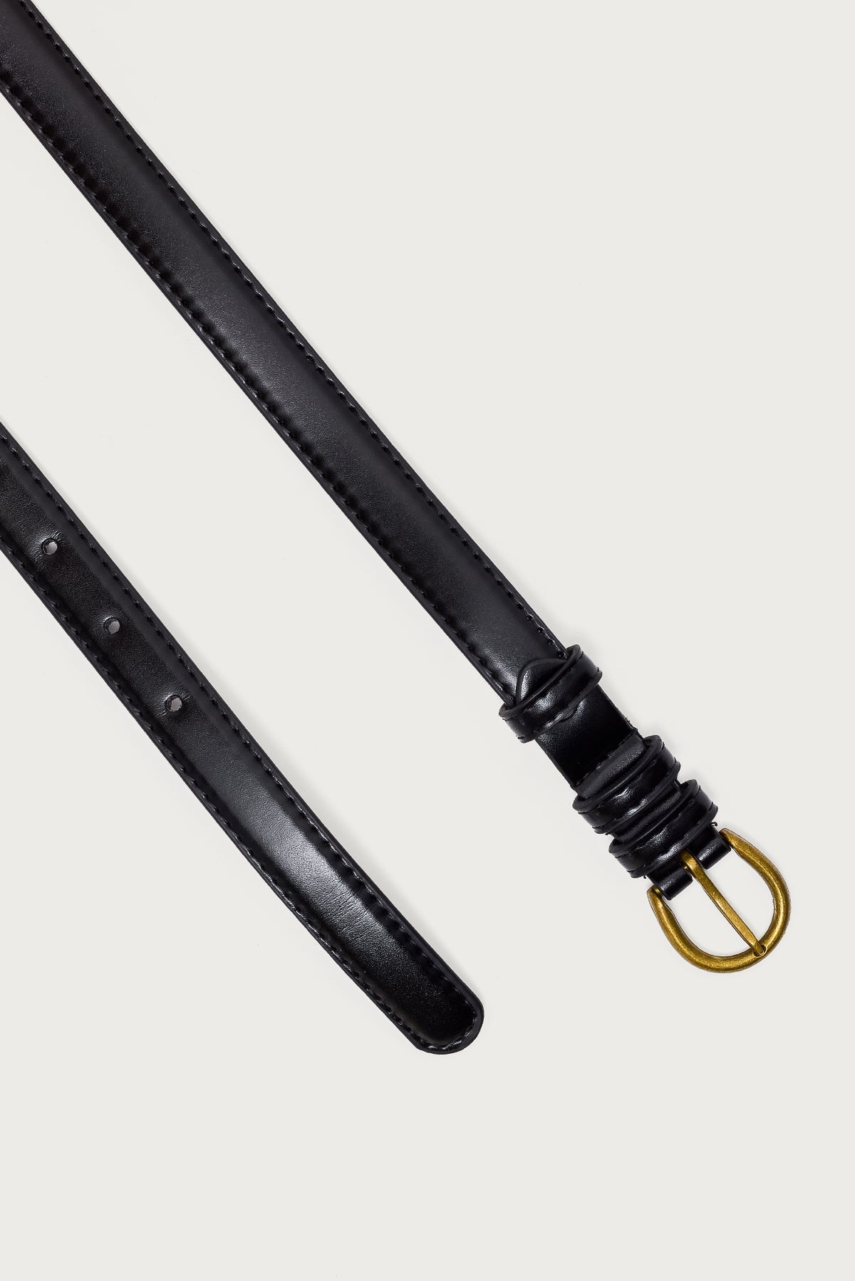 Goldey Faux Leather Belt