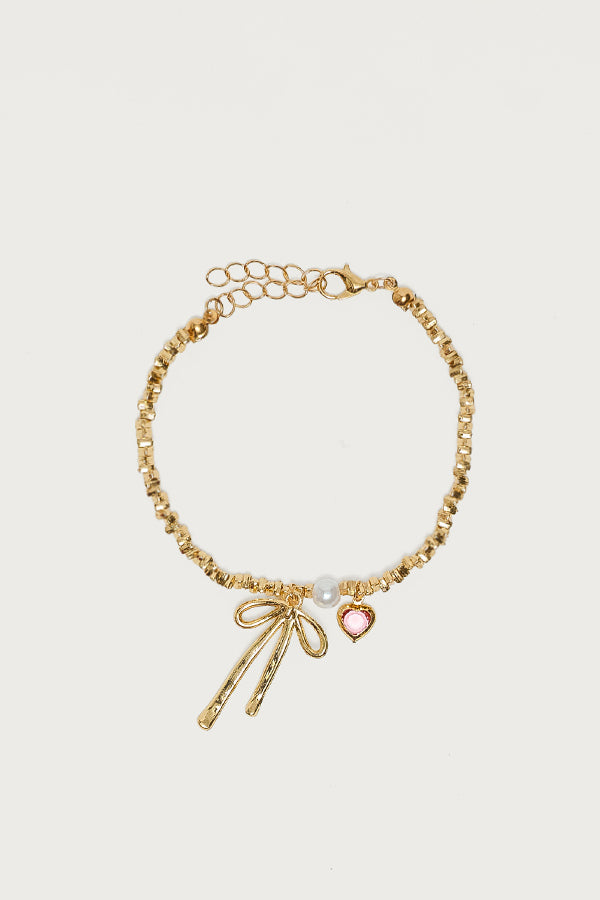 Bow Charm Bracelet