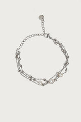 Pearly Layered Bracelet