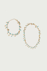 Sea Stone Necklace & Bracelet Pack