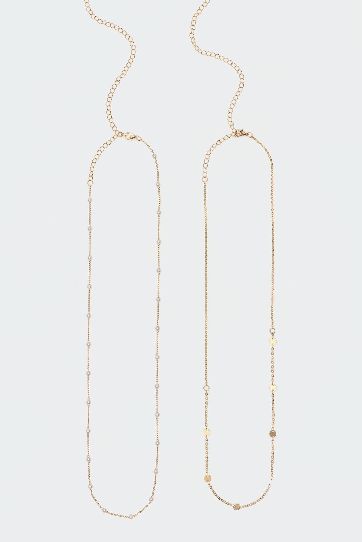 Pearly Double Belly Chain