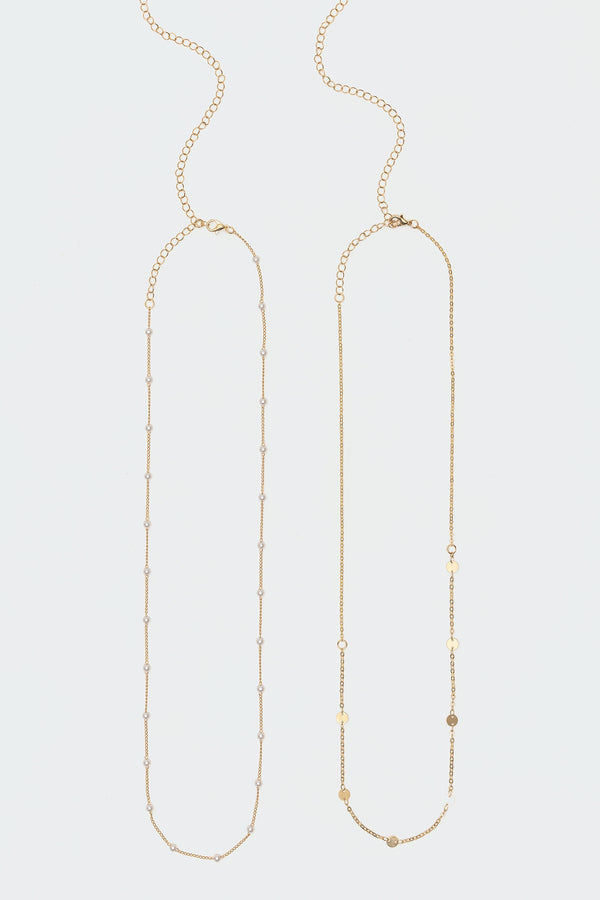 Pearly Double Belly Chain