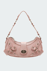 Hardware Faux Leather Bag