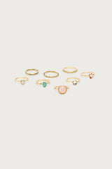 Dainty Gemstone Ring Pack
