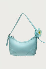 Hibiscus Flower Faux Leather Bag
