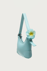 Hibiscus Flower Faux Leather Bag