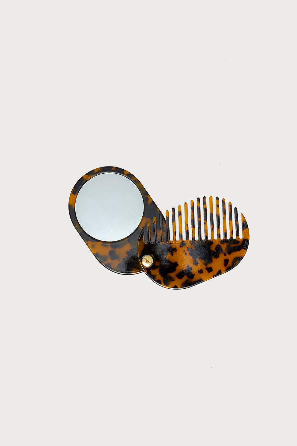 Compact Travel Comb & Mirror