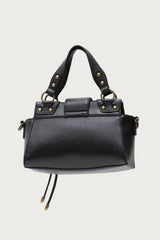 Vintage Hardware Faux Leather Bag