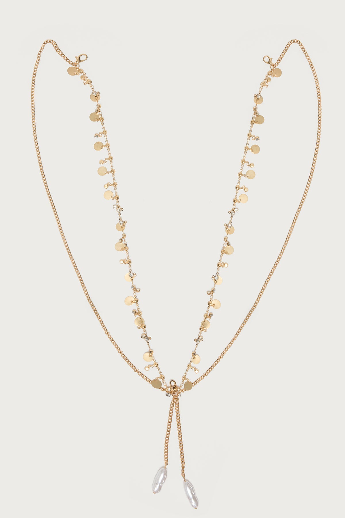 Pearly Disc Body Chain