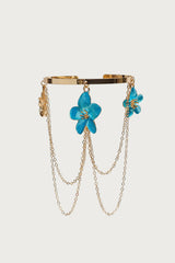 Tropical Flower Chain Arm Cuff