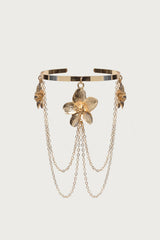 Tropical Flower Chain Arm Cuff