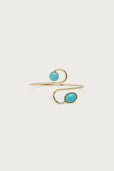 Stone Spiral Arm Cuff