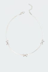 Triple Bow Necklace