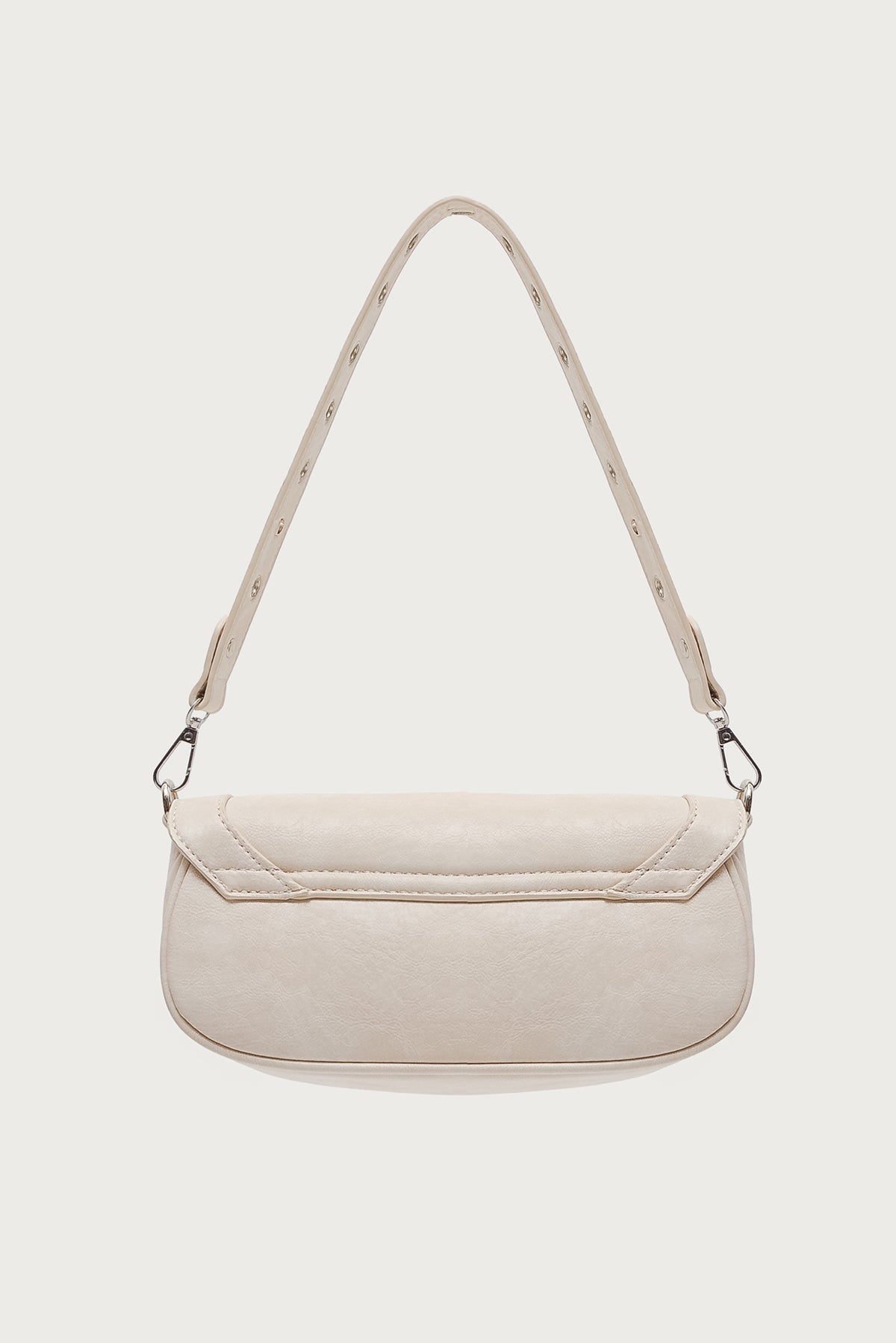 Grommet Faux Leather Bag