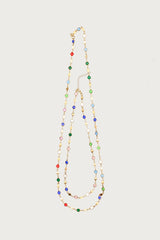 Cascading Gemstone Necklace Set