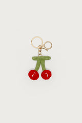 My Cherry Crochet Keychain