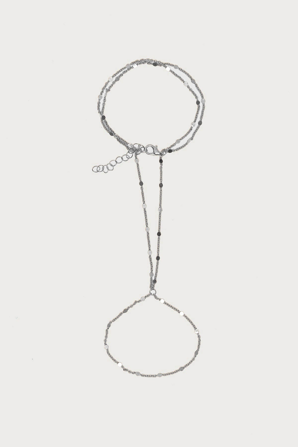 Dainty Disc Hand Chain