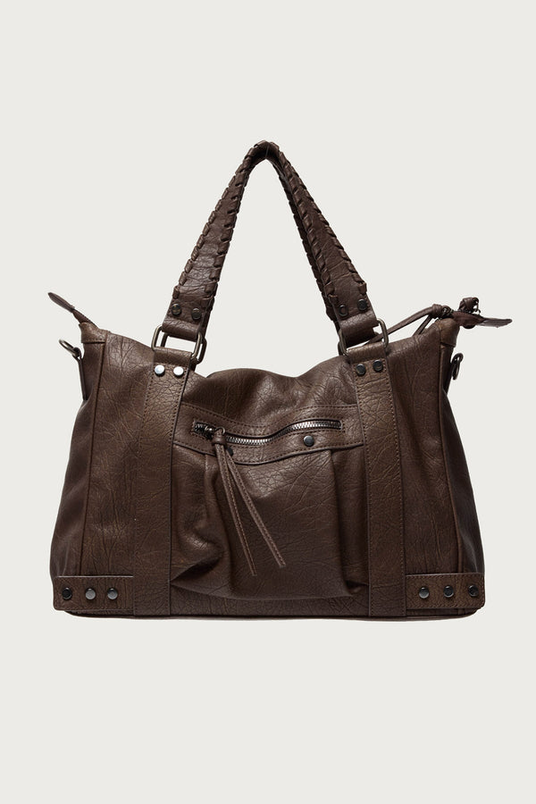 Oliviah Stud Faux Leather Bag