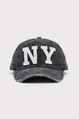 Ny Distressed Baseball Cap