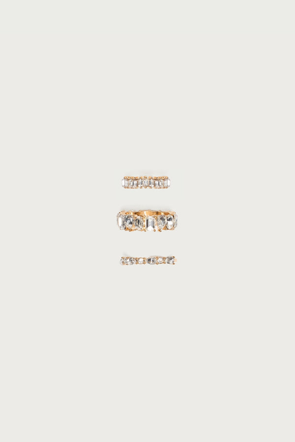 Rhinestone Ring Set view 2