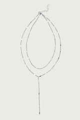 Cascading Disc Chain Layered Necklace