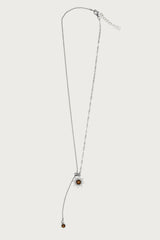 Sun Gemstone Cascading Chain Necklace