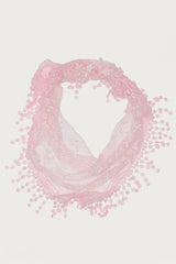 Sparkle Floral Sheer Lace Waist Scarf