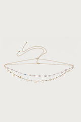 Butterfly Beaded Layered Belly Chain
