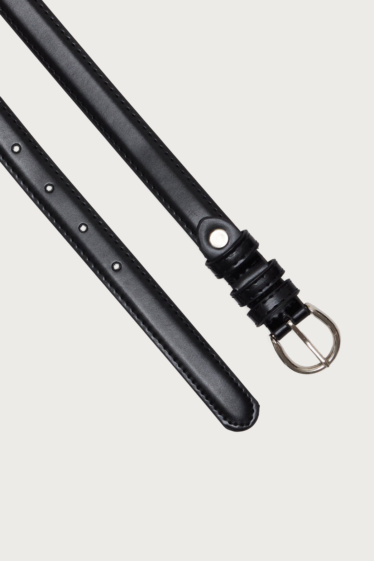 Goldey Faux Leather Belt