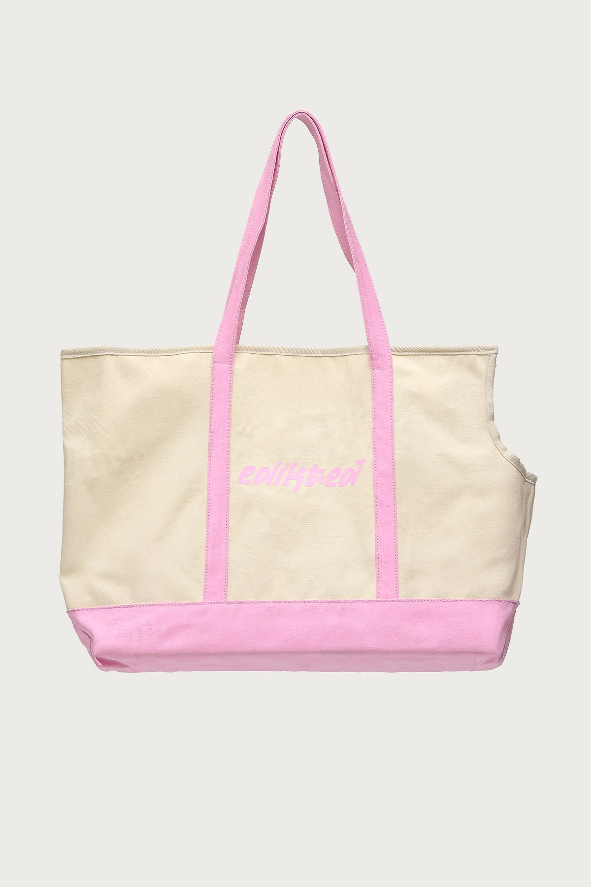 Contrast Pet Carrier Tote Bag
