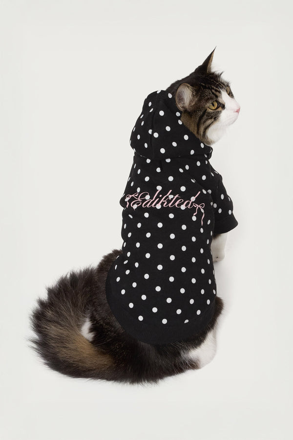 Chelsie Polka Dot Pet Hoodie view 1