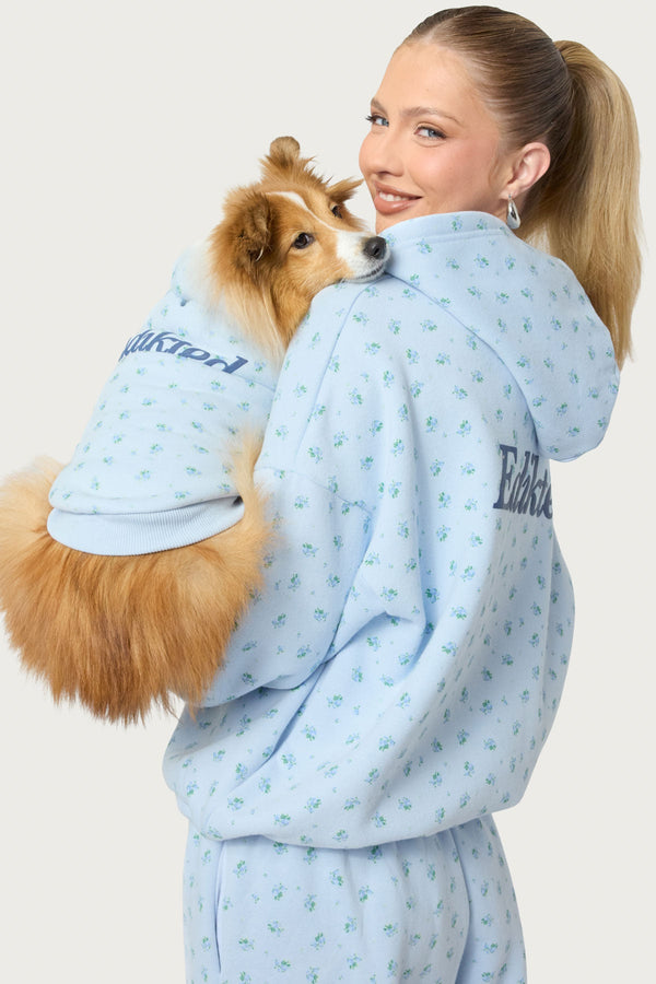 Flower Power Pet Hoodie view 1