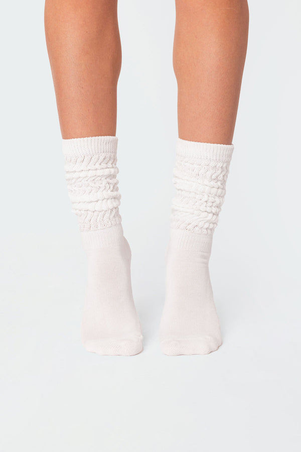 Slouchy Scrunch Socks view 2