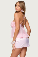 Vella Sequin Sheer Chiffon Top