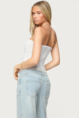 Reed Sheer Mesh Corset