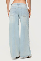 Teela Lacey Low Rise Baggy Carpenter Jeans